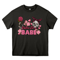 Asphalt Valentine Babe Valentine's Day Skull Heavy Core Tee - FaDigitalArtStudio
