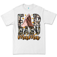 White Fur Baby Mama Premium Tee - CowhideDigitalArt