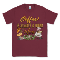 Burgundy coffee is always a good idea Classic Tee - BarkalooDesign