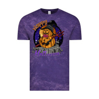 Cloud Purple Happy Halloween Vintage Tee - SublimationCraftShop