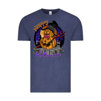 Vintage Denim Happy Halloween Vintage Tee - SublimationCraftShop