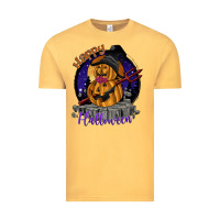 Vintage Mustard Happy Halloween Vintage Tee - SublimationCraftShop