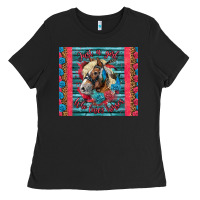 Black Just A Girl Who Loves Horses Ladies Tee - LillyAllenDesigns