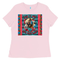 Bubblegum Pink Just A Girl Who Loves Horses Ladies Tee - LillyAllenDesigns
