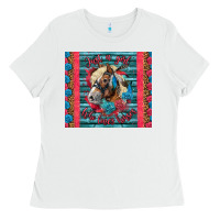 White Just A Girl Who Loves Horses Ladies Tee - LillyAllenDesigns