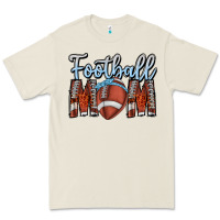 Bone Football Mom Premium Tee - CowhideDigitalArt