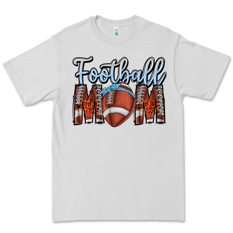 Football Mom Premium Tee by CowhideDigitalArt | Teevron
