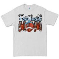Dove Grey Football Mom Premium Tee - CowhideDigitalArt