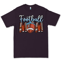 Plum Football Mom Premium Tee - CowhideDigitalArt
