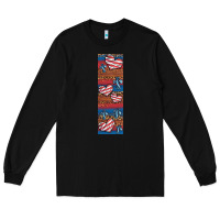 Black usa flag and cross penwraps Long Sleeve Tee - Artiststas