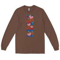 Chestnut usa flag and cross penwraps Long Sleeve Tee - Artiststas