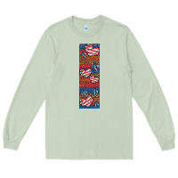 Matcha usa flag and cross penwraps Long Sleeve Tee - Artiststas