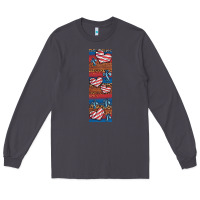Smoke usa flag and cross penwraps Long Sleeve Tee - Artiststas