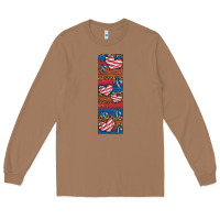 Toasted Coconut usa flag and cross penwraps Long Sleeve Tee - Artiststas