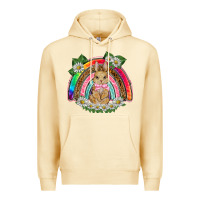 Pina Colada easter rabbit rainbow Premium Hoodie - BarkalooDesign