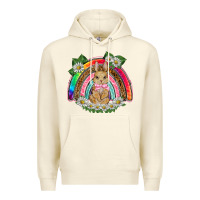 Sandshell easter rabbit rainbow Premium Hoodie - BarkalooDesign