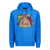 True Royal easter rabbit rainbow Premium Hoodie - BarkalooDesign