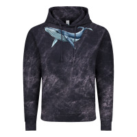 Cloud Black humpback whale Vintage Hoodie - BarkalooDesign