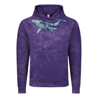 Cloud Purple humpback whale Vintage Hoodie - BarkalooDesign