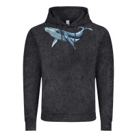 Vintage Black humpback whale Vintage Hoodie - BarkalooDesign