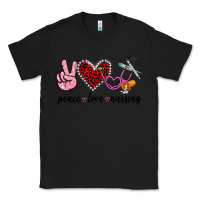 Black peace love nursing Classic Tee - Jasminsmagicworld