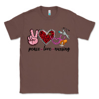 Chestnut peace love nursing Classic Tee - Jasminsmagicworld