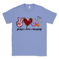 Colony Blue peace love nursing Classic Tee - Jasminsmagicworld
