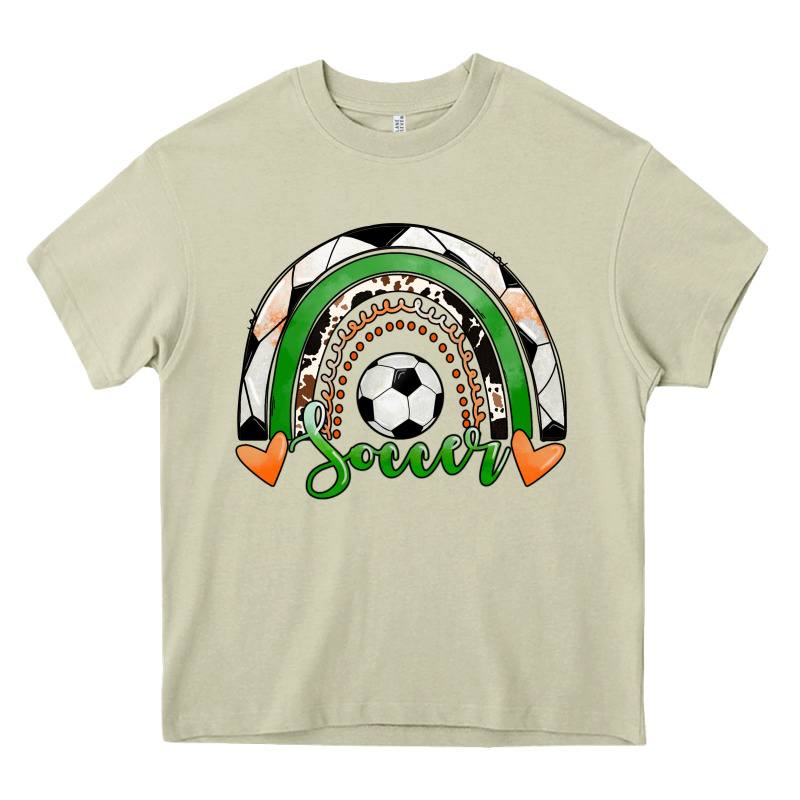 Soccer Rainbow Heavy Core Tee by RanaPortraitStore | Teevron