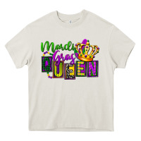 Cream mardi gras queen Heavy Core Tee - FaDigitalArtStudio