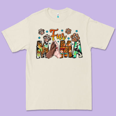 Fur Mama Premium Tee Designed By Cowhidedigitalart