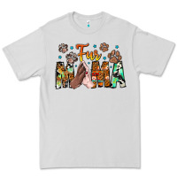 Dove Grey fur mama Premium Tee - CowhideDigitalArt