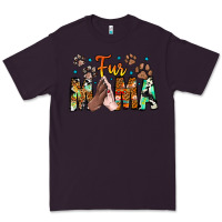 Plum fur mama Premium Tee - CowhideDigitalArt