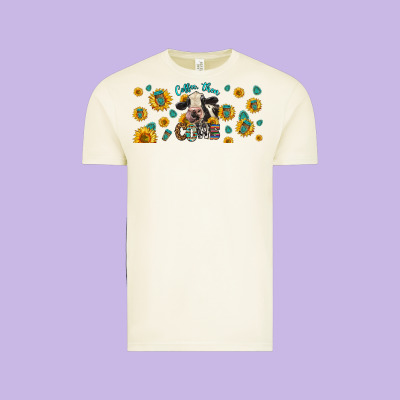 Coffee Then Cows Vintage Tee Designed By Lillyallendesigns