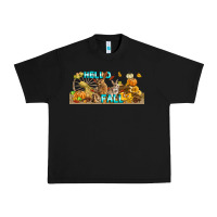 Black Hello Fall Rabbit Urban Heavy Tee - LillyAllenDesigns