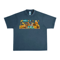 Midnight Navy Hello Fall Rabbit Urban Heavy Tee - LillyAllenDesigns