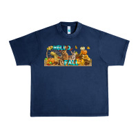 Navy Hello Fall Rabbit Urban Heavy Tee - LillyAllenDesigns