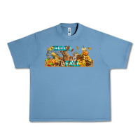 Pebble Blue Hello Fall Rabbit Urban Heavy Tee - LillyAllenDesigns