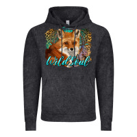 Vintage Black wild soul fox with dream catcher Vintage Hoodie - BarkalooDesign