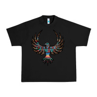Black aztec leopard thunderbird Urban Heavy Tee - RanaPortraitStore