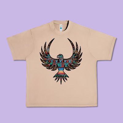 Aztec Leopard Thunderbird Urban Heavy Tee Designed By Ranaportraitstore