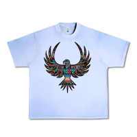 Grape Ice aztec leopard thunderbird Urban Heavy Tee - RanaPortraitStore