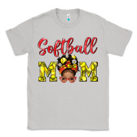 Moon Dust softball mom  and afro messybun mom bbs Classic Tee - BundleAndBundleShop