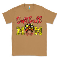 Toasted Coconut softball mom  and afro messybun mom bbs Classic Tee - BundleAndBundleShop