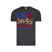 Vintage Black little miss america Vintage Tee - Artiststas
