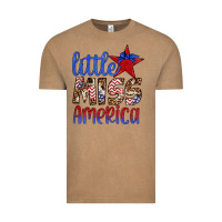 Vintage Coffee little miss america Vintage Tee - Artiststas