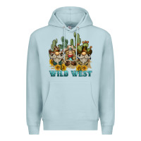 Blue Mist wild west western gnome Premium Hoodie - BarkalooDesign