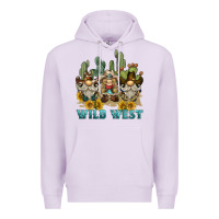 Lilac wild west western gnome Premium Hoodie - BarkalooDesign