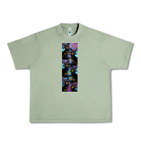 Oil Green Black Cat Halloween Urban Heavy Tee - LillyAllenDesigns
