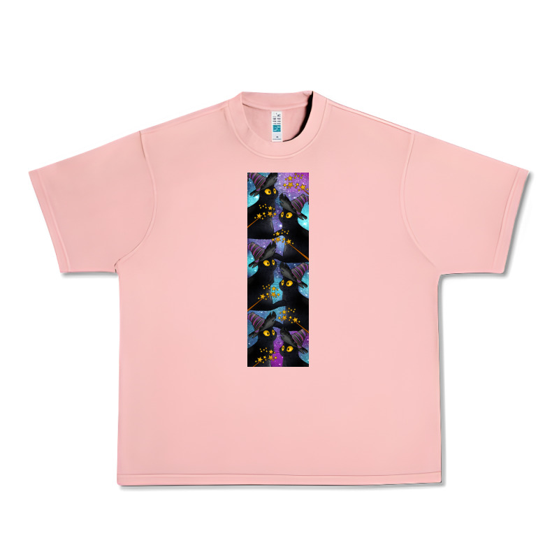 Black Cat Halloween Urban Heavy Tee by LillyAllenDesigns | Teevron