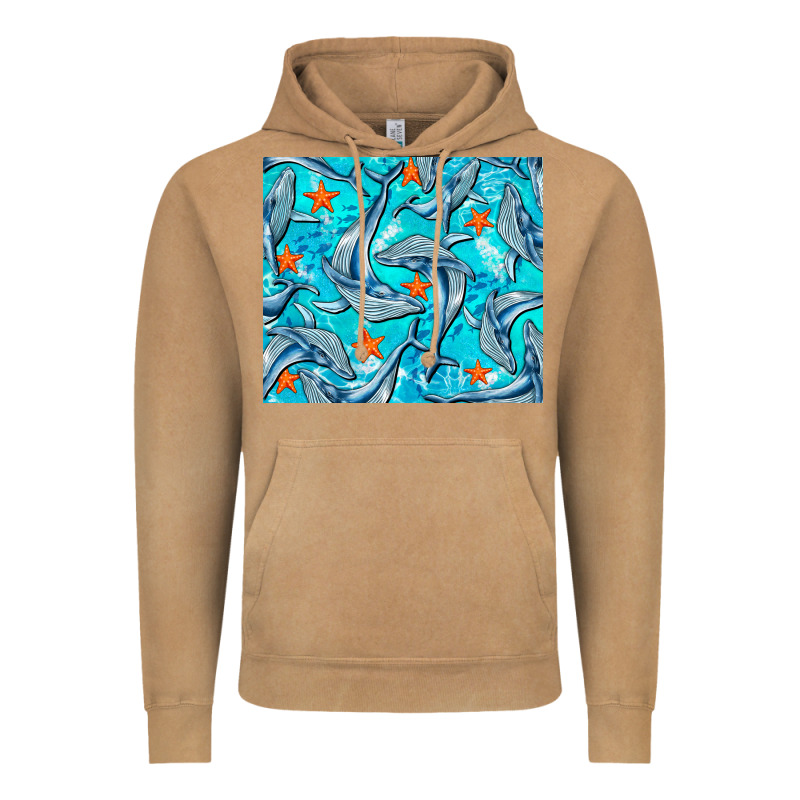 Humpback Whale Tumbler Vintage Hoodie by BarkalooDesign | Teevron